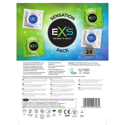 Kondomer mix 24 stk. EXS 1