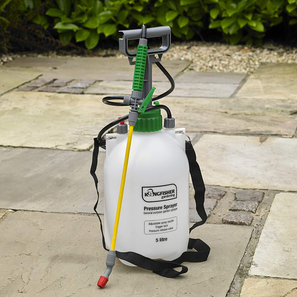 Kingfisher PS4003 Pump Action Pressure Garden Sprayer,5 Litre