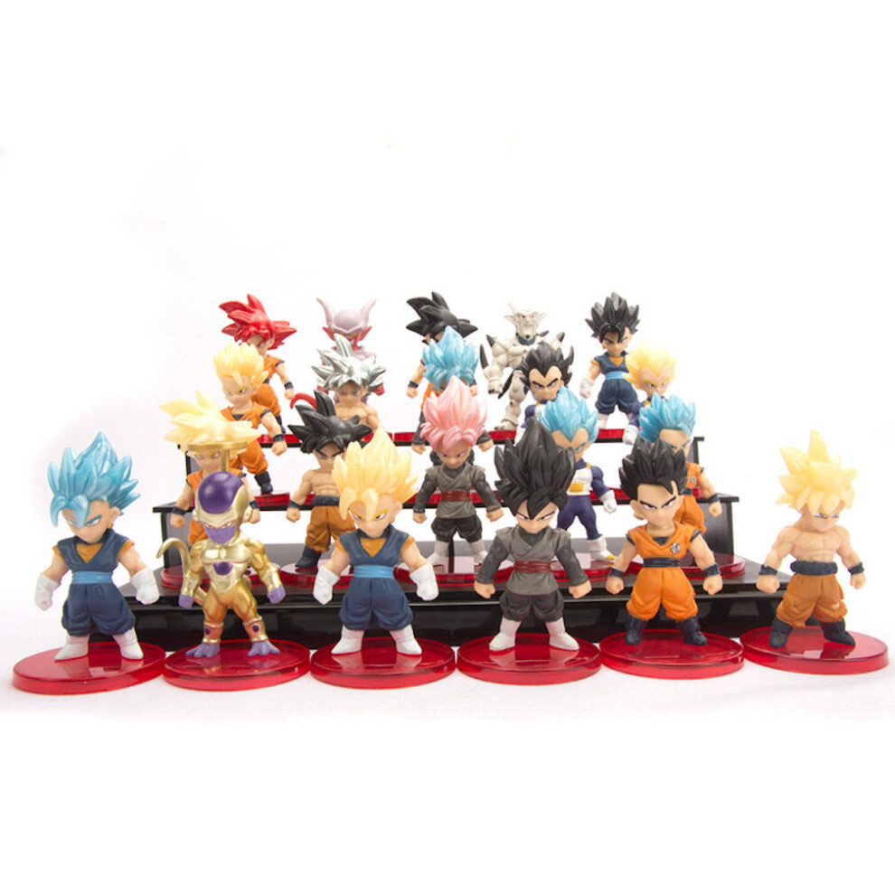 21pcs Dragon Ball Figure Toy Vegeta Mini Doll Anime Collection