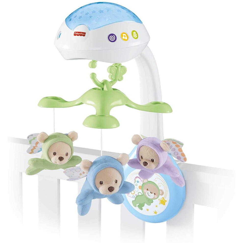 Fisher-Price Butterfly Dreams 3-in-1 Projection Mobile Crib Toy