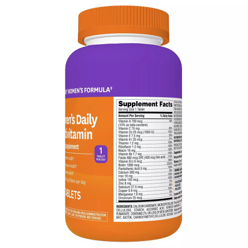 Member's Mark Women's Daily Multivitamin/Multimineral, 275 Tablets 2