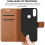 (Blue) For Motorola Moto E7i Power Leather Wallet Case 2