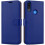 (Blue) For Motorola Moto E7i Power Leather Wallet Case 1