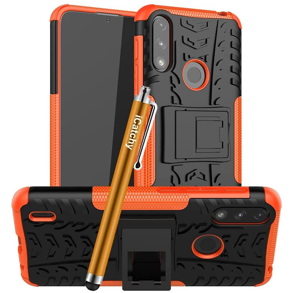 (Orange) For Motorola Moto E7i Power Shockproof Case Orange 5056298009107