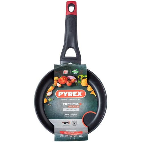 Pyrex Pyrex Optima Frying Pan Non Stick Coating with Handle 20cm Black 1