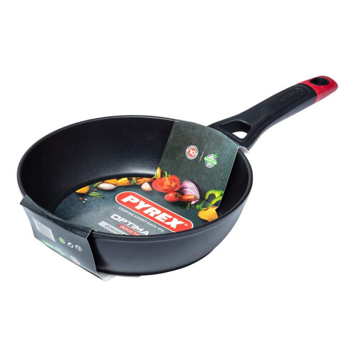 Pyrex Pyrex Optima Deep Frying Pan High Quality Non Stick with Handle 24cm 1
