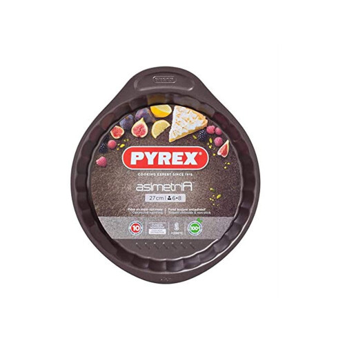 Pyrex Pyrex AsimetriA Flan Pan Non Stick with Ergonomic Handles 27cm