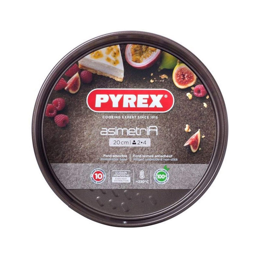 Pyrex Asimetria Springform Cake Pan Non Stick Coating 20Cm Brown