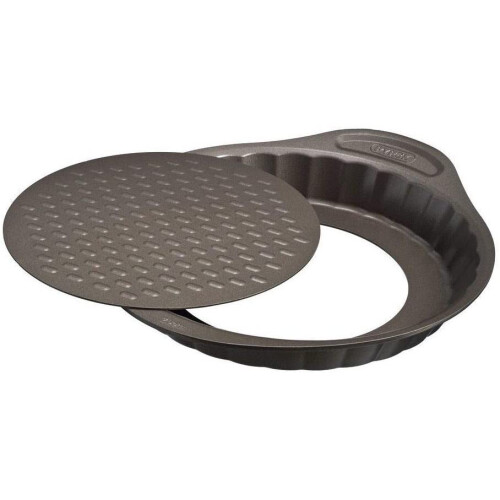 Pyrex Pyrex AsimetriA Flan Pan with Loose Base Easy Grip Non Stick 25cm 2