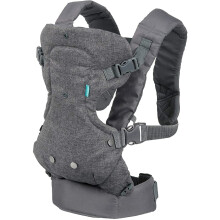Infantino Flip Advanced 4-in-1 Carrier: Ergonomic Front & Back Carry for 8-32 lb Babies, Face-In/Face-Out