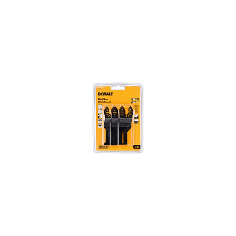 DeWalt DT20713QZ 43mm Multi-Tool Accessory Set 3pc