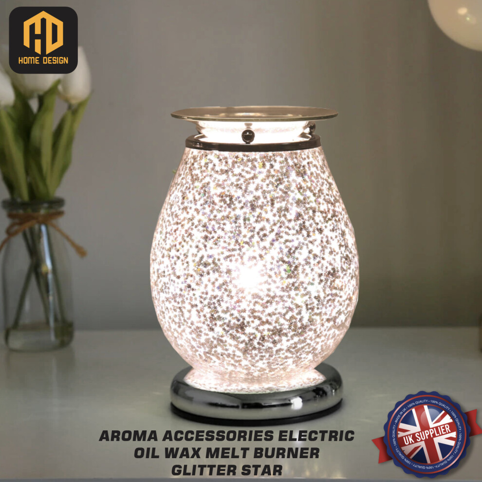 Aroma Accessories Glitter Star Electric Wax/Oil Burner