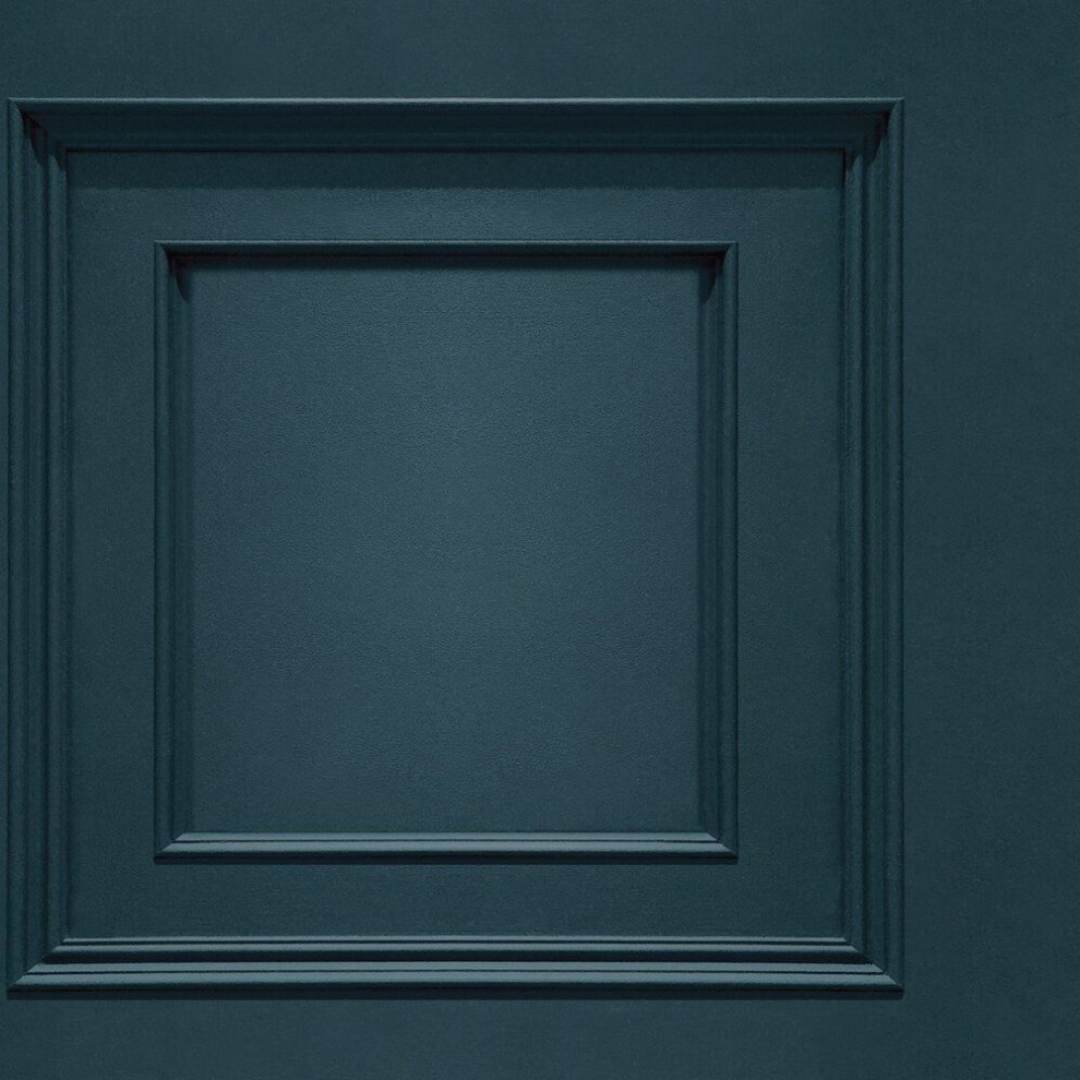 Belgravia Decor Oliana Panel Navy Wallpaper 8491 5018323084916