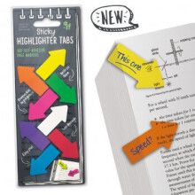Sticky Highlighter Tabs For Reading Books Travel