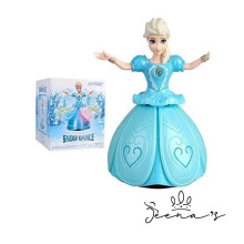 Dancing Girl Snow Dance with Music, Lights & Auto-Turning Motion – Interactive Holiday Toy
