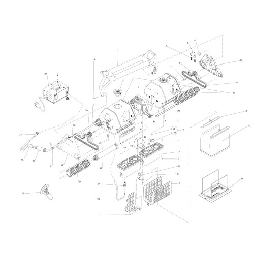 Certikin Handle Latch - Yellow (SPDB159)