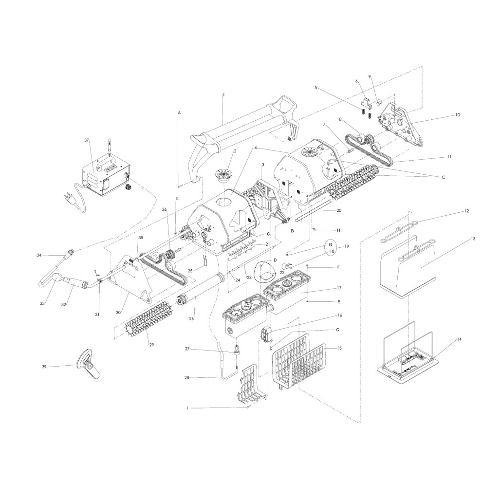 Certikin Handle Latch - Yellow (SPDB159)