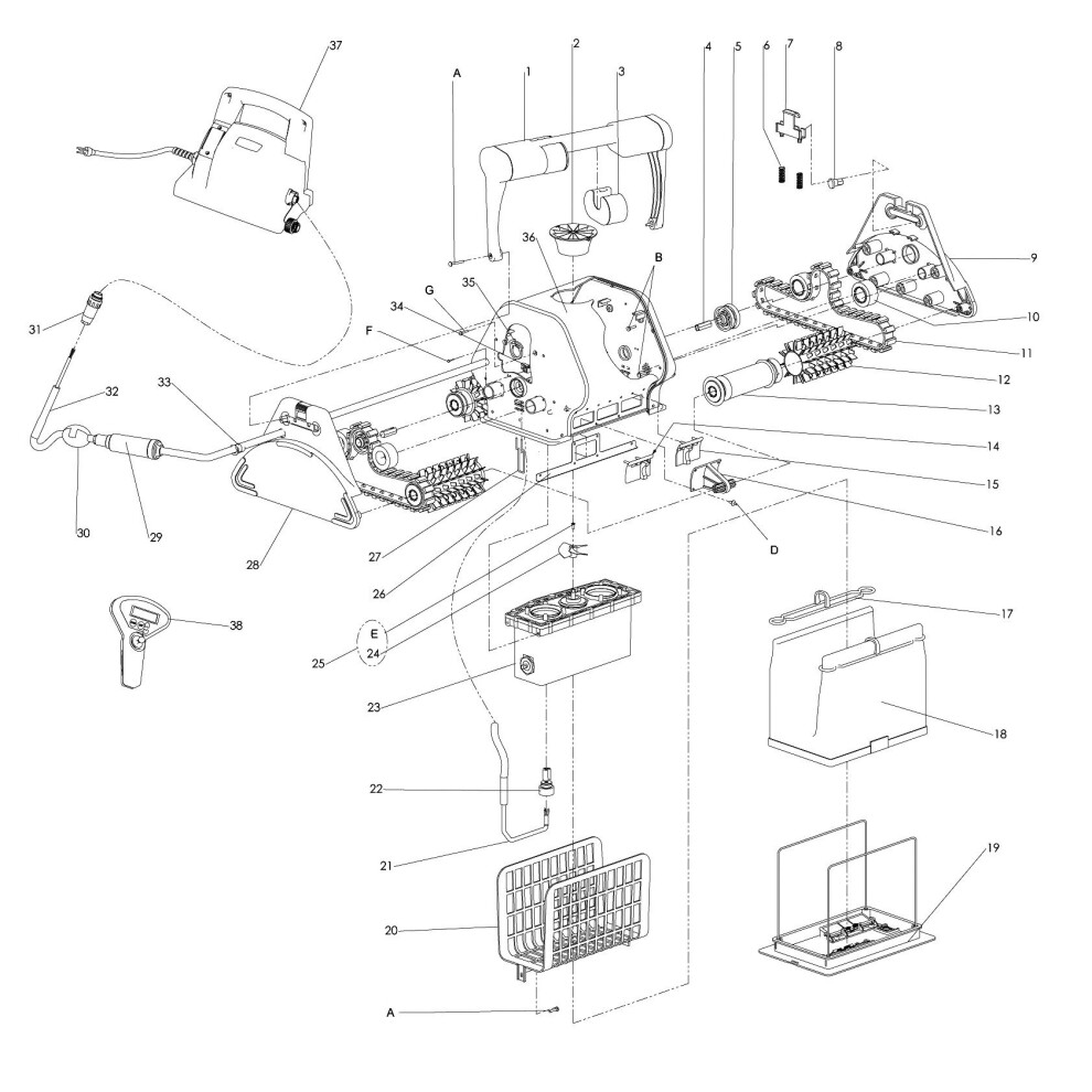 Certikin Left Hand Non Return Flap - Grey (Spdbp01) 5060228514364