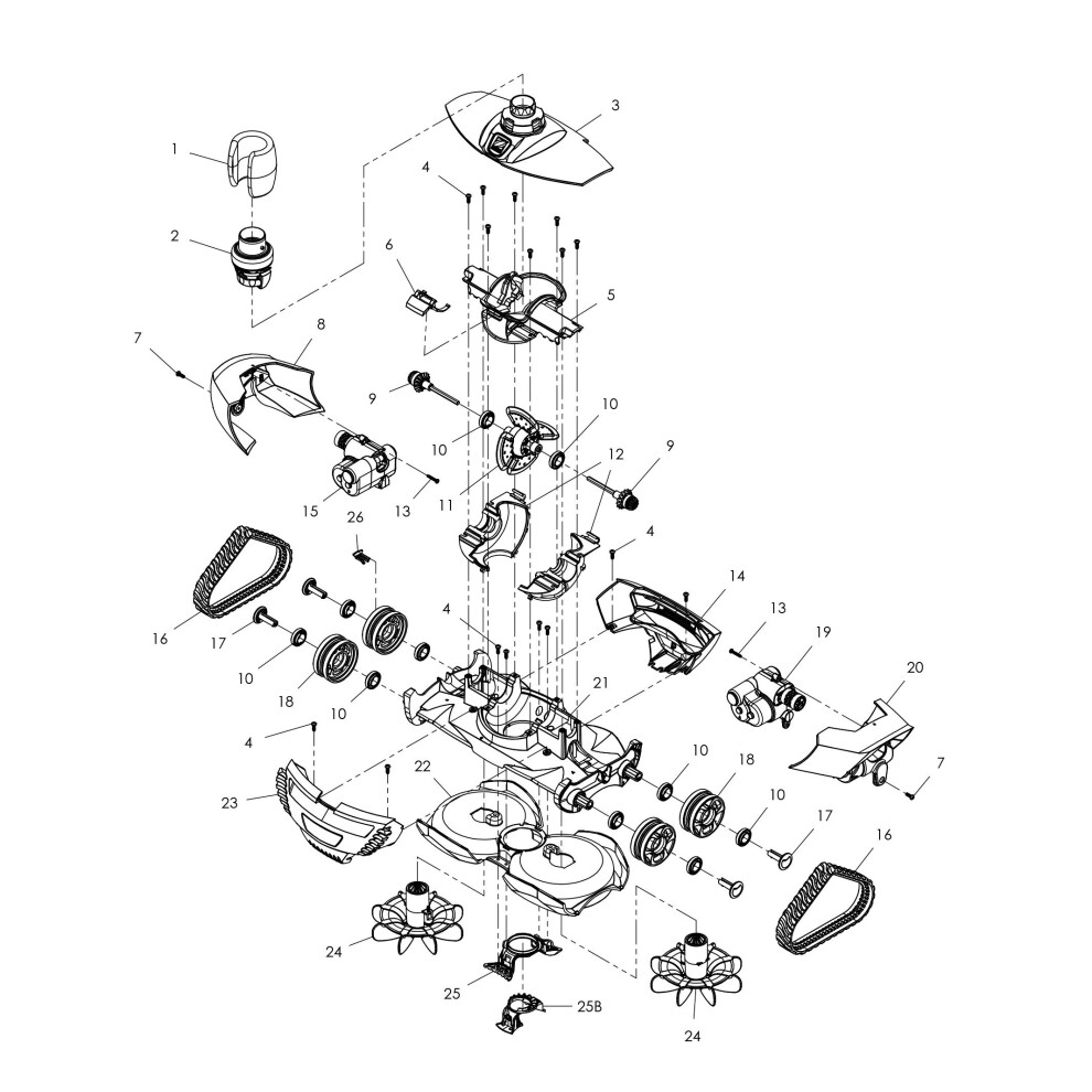 Certikin Mx8 Chassis - New Type (SPBAMCH/N)