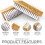 Double-sided Wooden Nail Scrubbing Brush - 12 Pcs 6