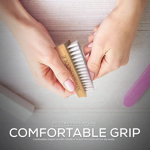 Double-sided Wooden Nail Scrubbing Brush - 12 Pcs 2