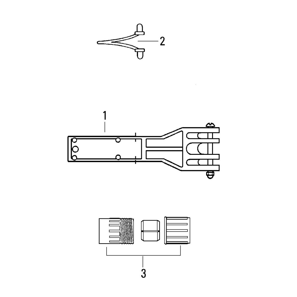 Certikin Plastic Handle Wishbone (SPC507)