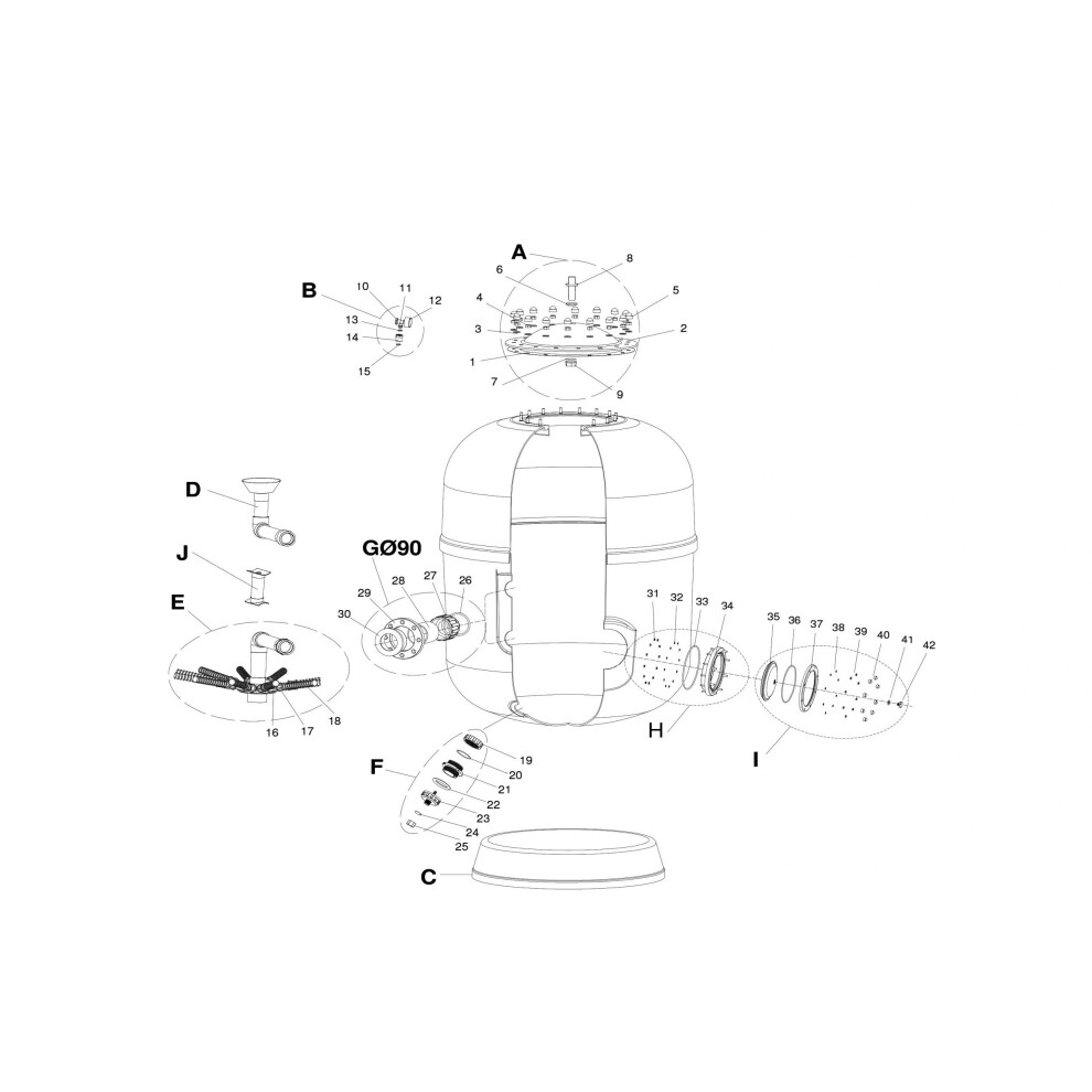 Certikin Collector Arm Assembly - 1050 (SPAF006)