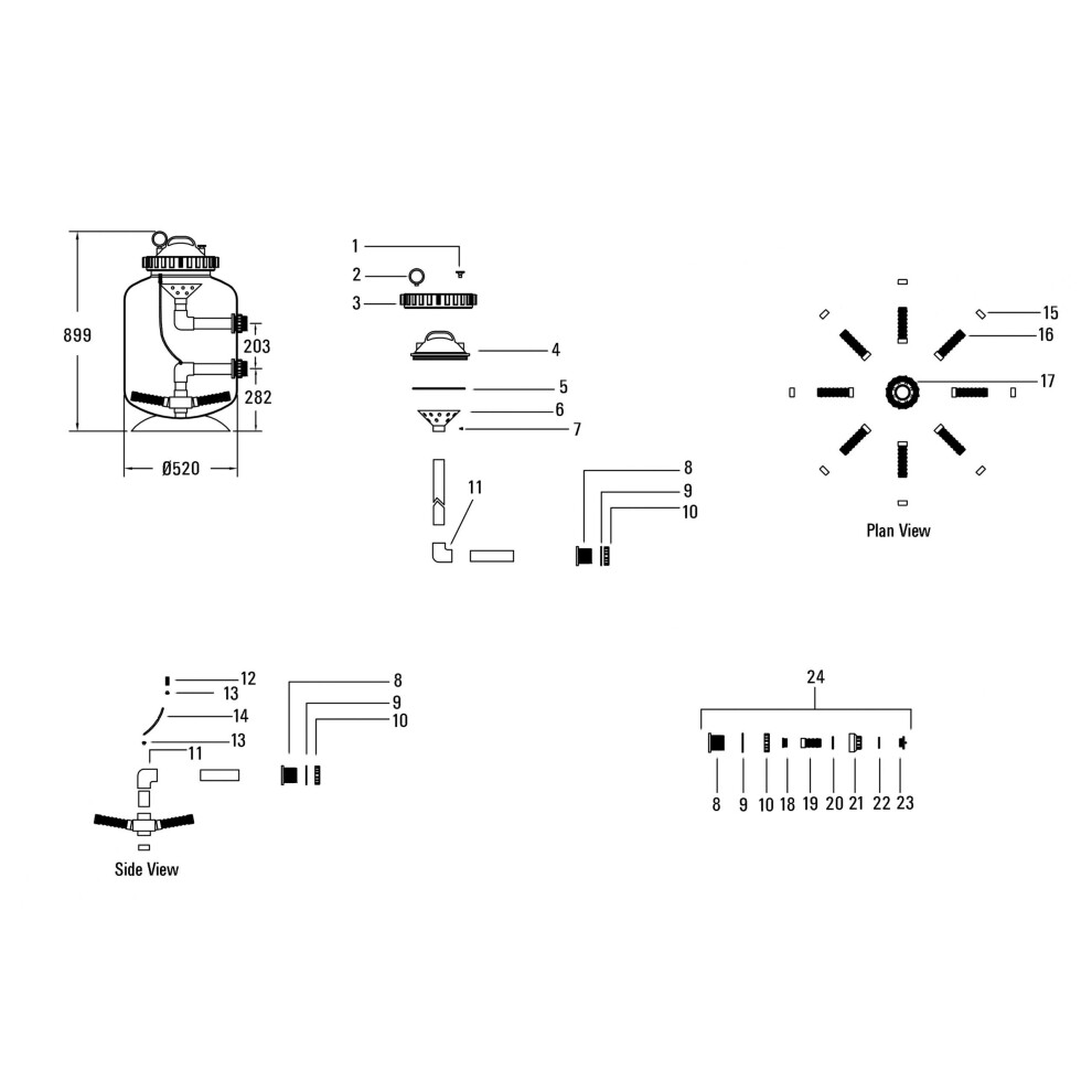 Certikin 10â Outer Lid âO' Ring (SPV03)