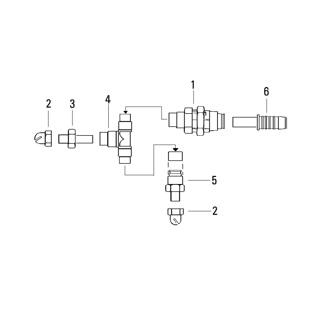 Certikin Top Water Nozzle - Side Cut (SP2053)