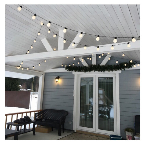 (Milky warm white) 20 LED Solar String Lights Party  Garden Light Solar Powered 1