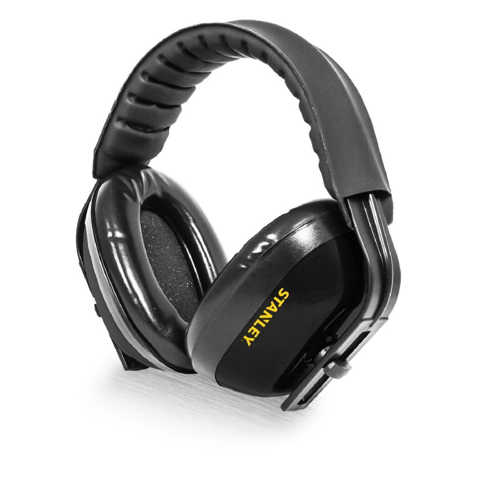 Stanley: Black Fixed Headband Ear Defender Itm