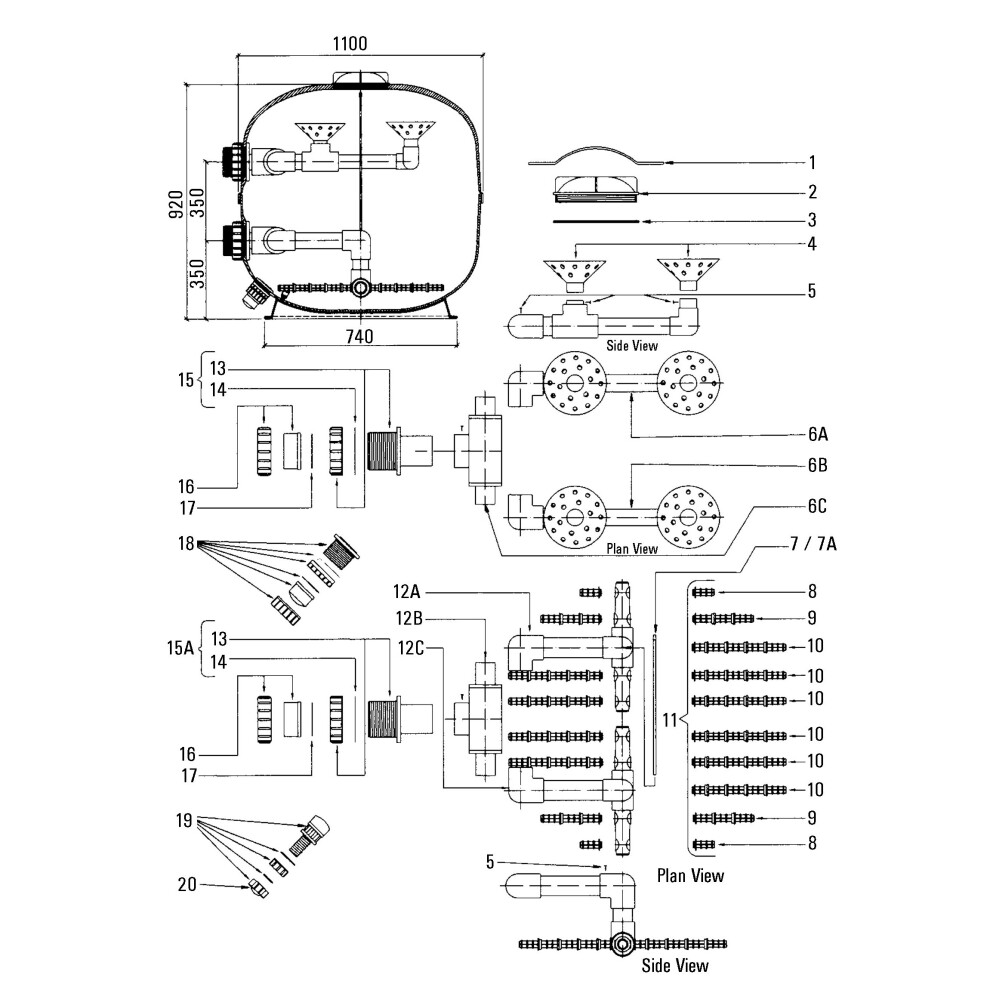 Certikin Sand Drain Assembly (SPL0878)