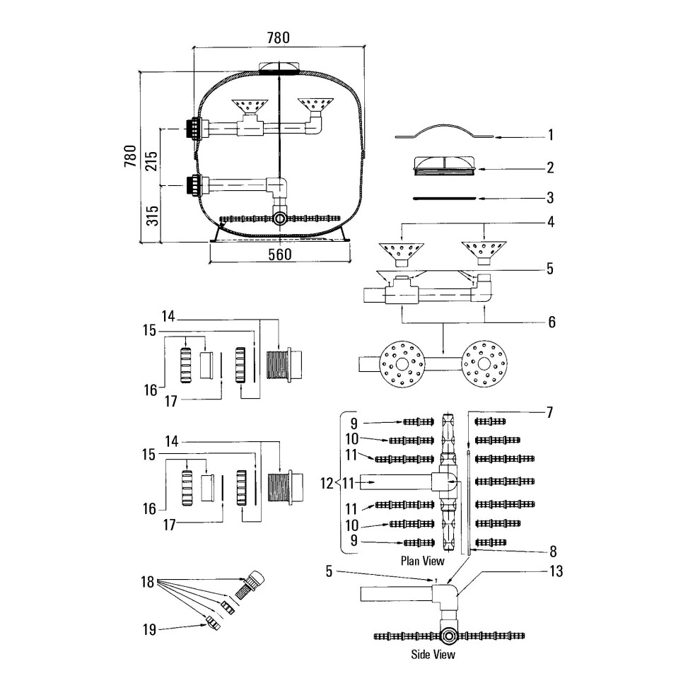Certikin 2Â Union Adaptor Including Sleeve - Set Of 2 (Spl0867p) 5060228508523