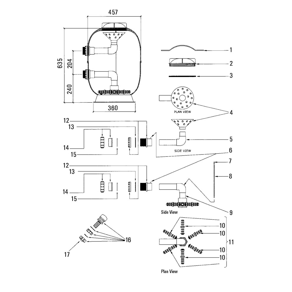 Certikin Lateral Candle Set (SPL0868C)