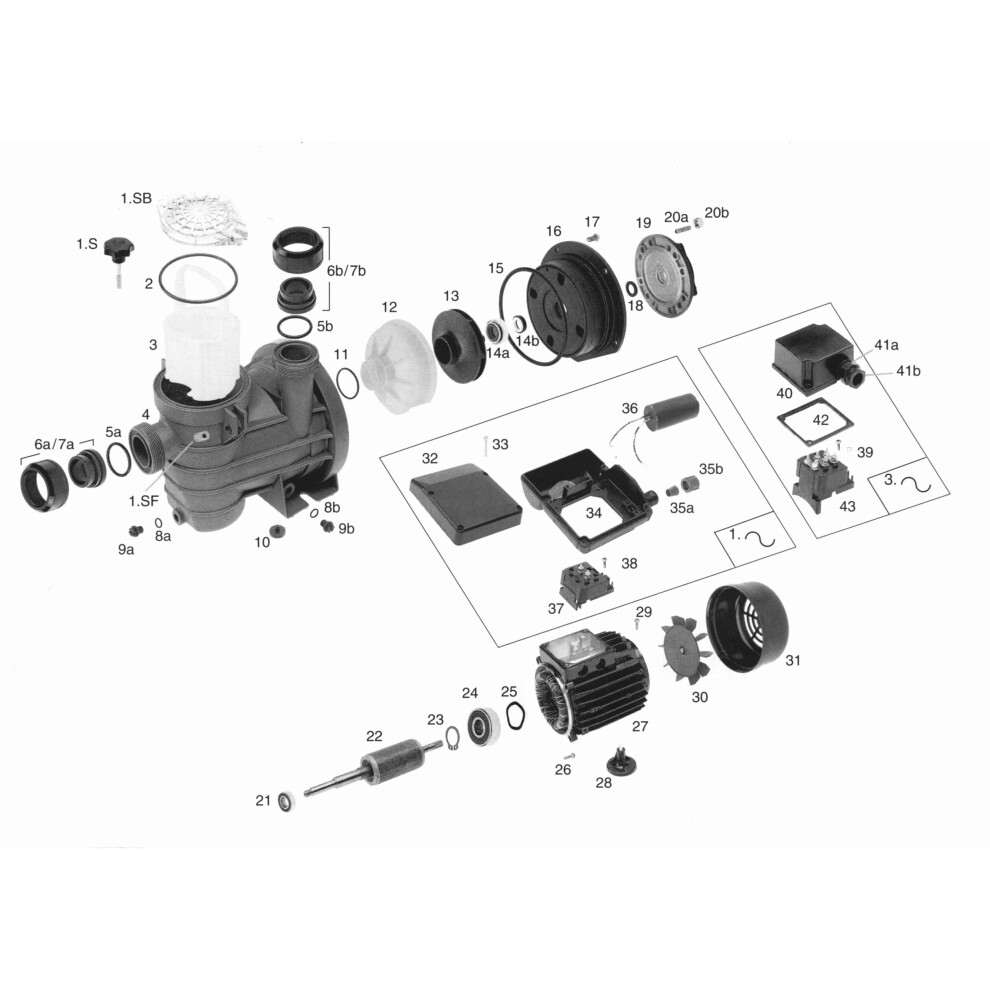 Certikin Pump Flange - 1.5Hp & 3Hp Pumps (SPHSP71L)