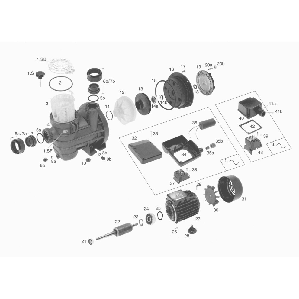 Certikin Motor Support 1/3Hp, 0.5Hp, 0.75Hp (SPHSP31)