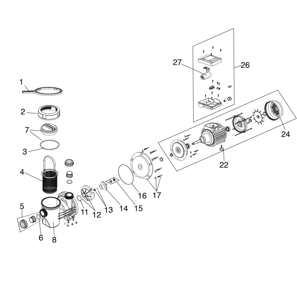 Certikin Swimflo Plus Impellor 2Hp 3 Phase (CE05012026)