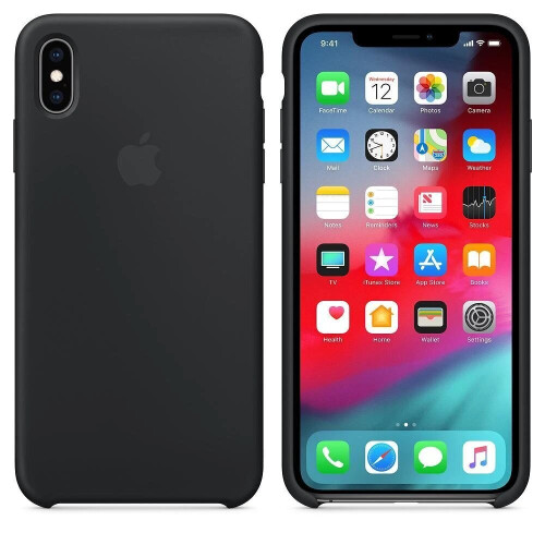 Case for iPhone XR Silicone Shockproof Hard Cover - Black