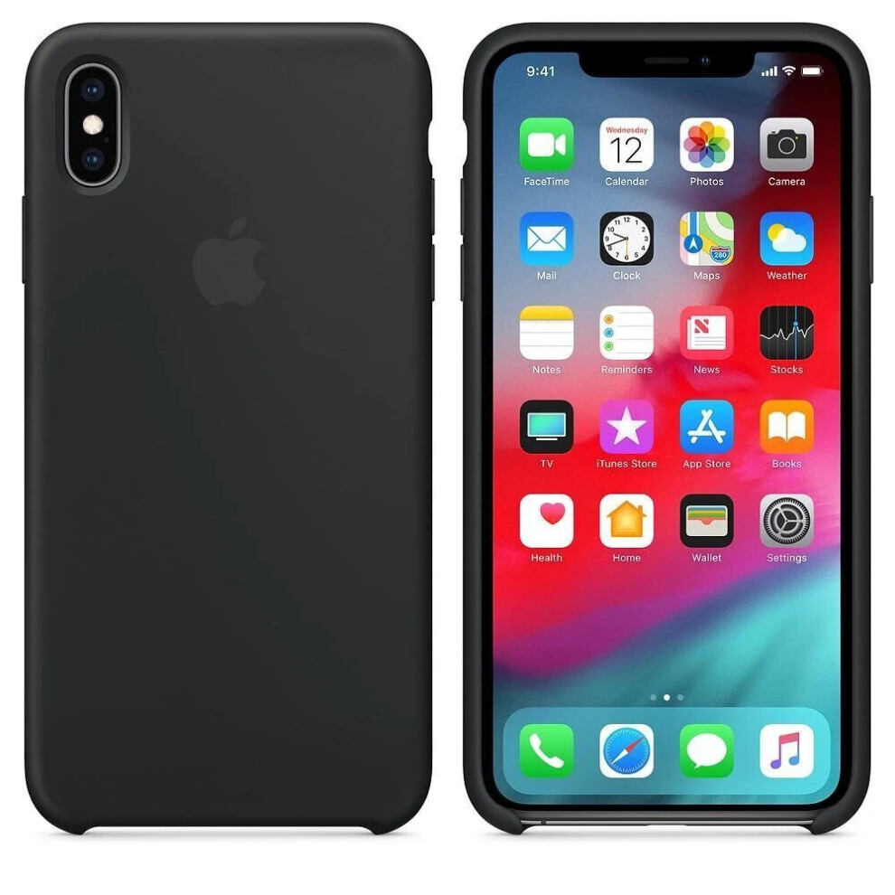 Case For Iphone Xr Silicone Shockproof Hard Cover - Black