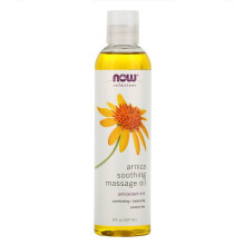 NOW Solutions Arnica Soothing Massage Oil, 237 ml - Paraben-Free, Therapeutic & Relaxing for Muscles (C-7667)