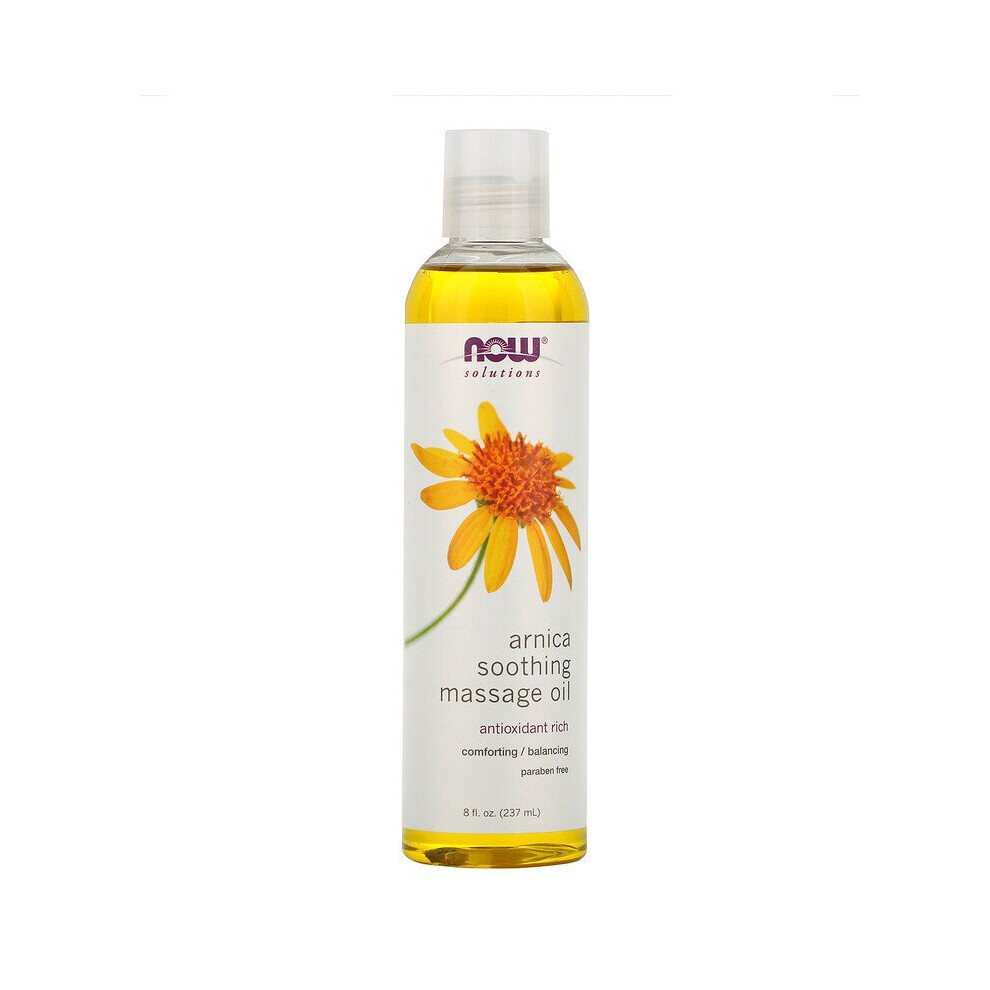 Now Foods, Solutions, Arnica Soothing Massage Oil, 237ml