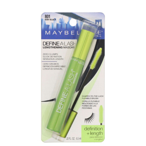 Maybelline Maybelline, Define-A-Lash, Lengthening Mascara, 801 Very Black, 6.5ml