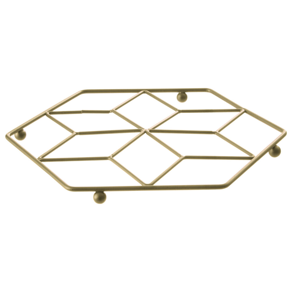 Vertex Contour Trivet, Gold