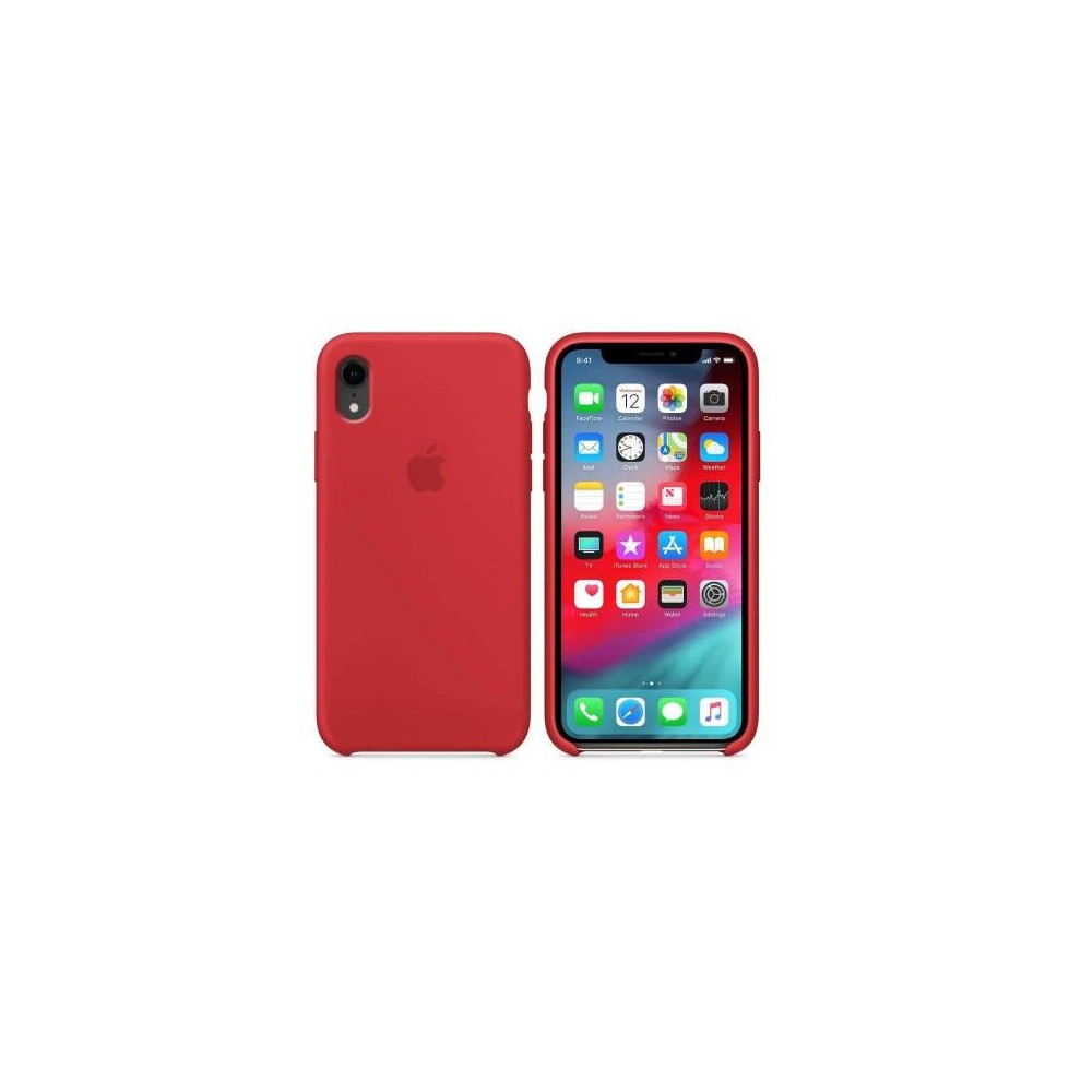 Case for iPhone XR Silicone Shockproof Hard Cover - Red