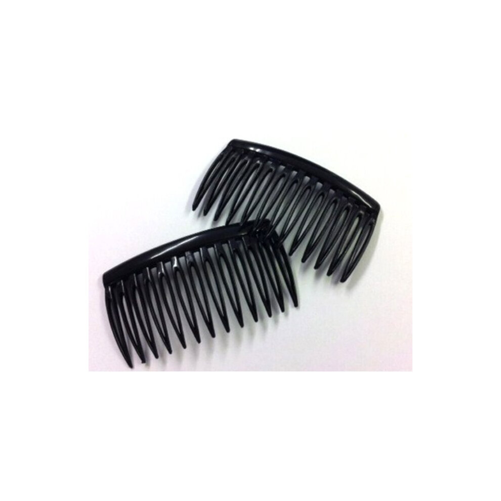 Hair Side Combs - 2 x Small Black