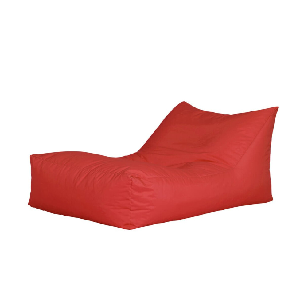 (Red) Bonkers Relaxer Bean Bag, Water Resistant Fabric