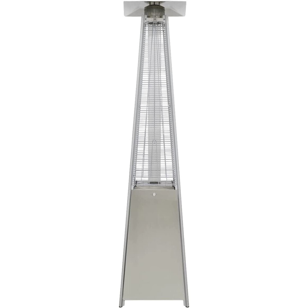 Dellonda Freestanding Gas Pyramid Patio Heater For Outdoor, Garden, Commercial & Domestic Use 13Kw