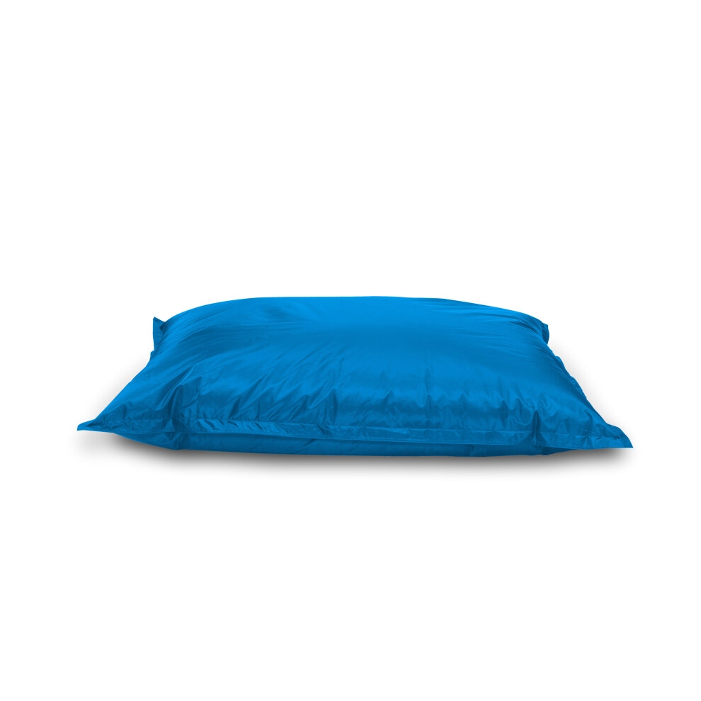 (Aqua) Jumbo Slab Bean Bag Chair/Lounger- Water Resistant