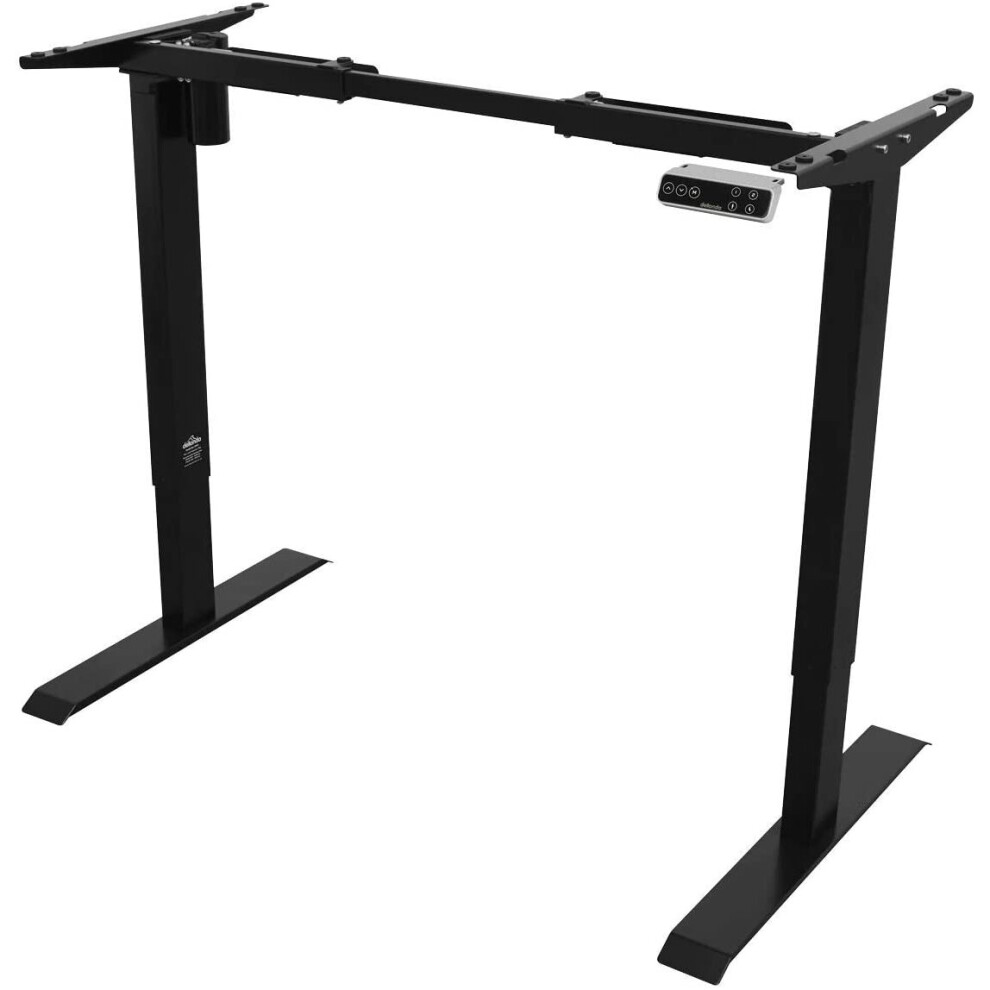 Dellonda Single Motor Height-Adjustable Silent Electric Sit & Stand Desk Frame with Digital Controls