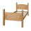 Mercers Furniture Corona 3'0" Single High Foot End Bed Frame Solid Pine 2